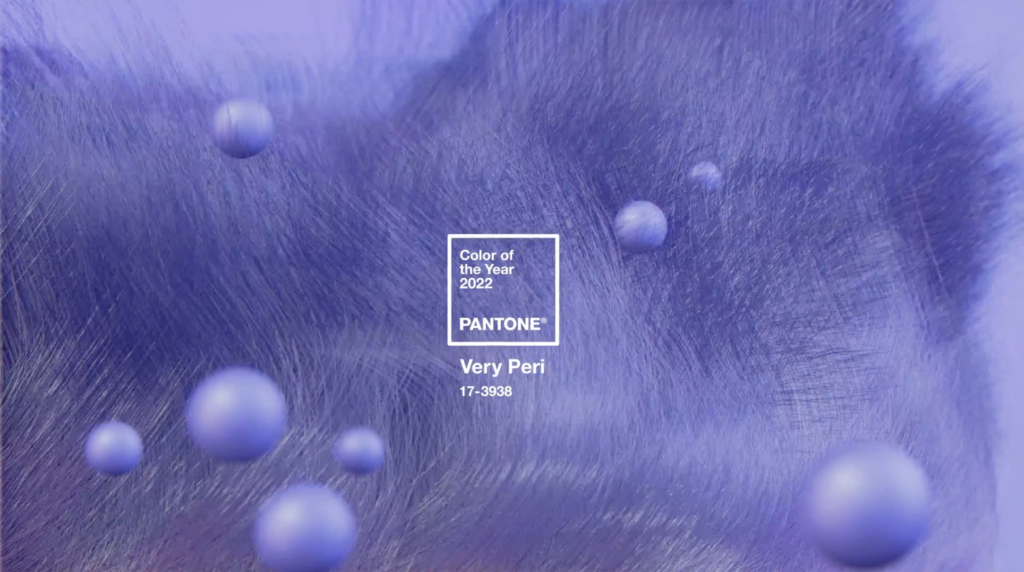 Pantone 2022 年度色：長春花藍